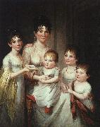 James Peale Madame Dubocq and her Children France oil painting reproduction